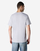 A light grey Gildan T-shirt displayed from the back, with short sleeves and a relaxed fit.