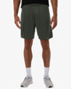 Men's Pro-Lock Performance Shorts in olive green, featuring an elastic waistband and logo branding.