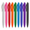 A range of Lance Plastic Pens in various colours, including white, pink, red, orange, green, blue, purple, and black.
