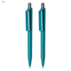 A teal pen gift set featuring two sleek pens, each with a stylish clip and a metallic finish.