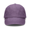 A vintage washed cap in a muted purple colour, featuring a structured brim and a logo on the front.