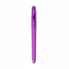 A purple fidget gel pen with a shiny clip, featuring a smooth, sleek design.