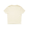 A light beige t-shirt with a crew neckline and short sleeves. The back is plain with no visible branding.