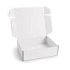 A white cardboard box with a locking lid, measuring 360 x 305 x 105mm, with an open top and flaps.