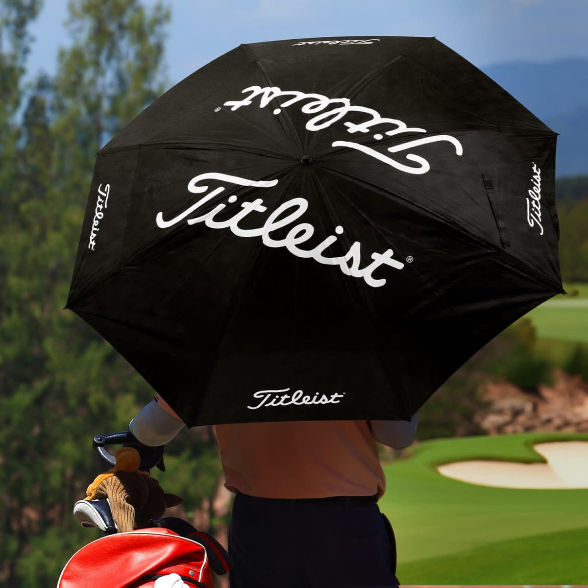 Titleist Tour Double Canopy Umbrella - Gearup Promotions