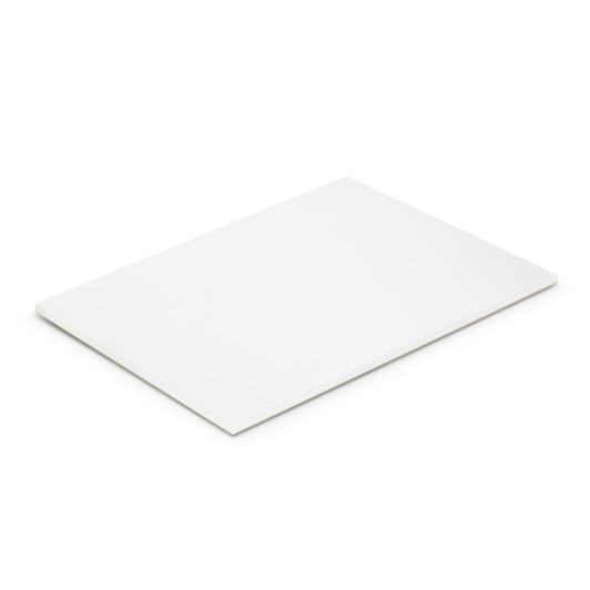 A6 note pad featuring 25 blank leaves, ideal for writing or sketching.