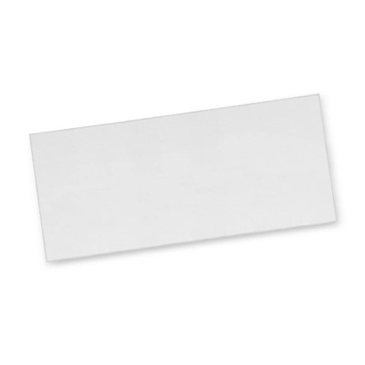 A white beach towel featuring a logo, suitable for outdoor activities and leisure.