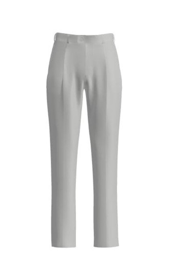 Tailored school trousers in light grey with a flexi-waist design. Features a single waistband and no visible branding.