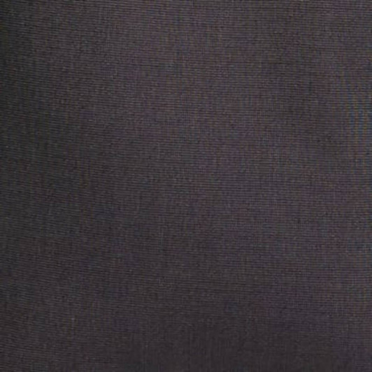 A solid black fabric with a textured finish, featuring a subtle weave pattern. It has a branding logo.