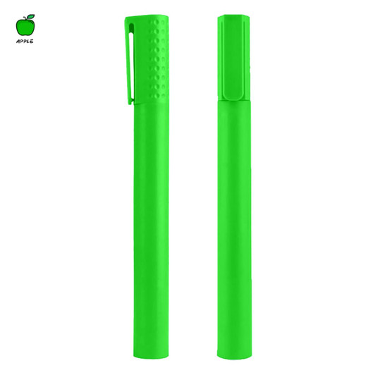 A Jumbo Highlighter Pen in vibrant green, featuring a clip and textured grip, with a logo on one side.