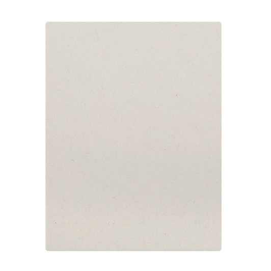 A plain, light beige planner with a smooth surface and rounded corners, featuring a subtle texture.