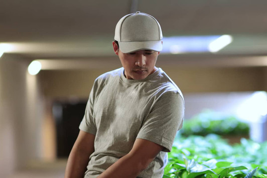 INIVI SEAMLESS 2 PANEL POLYESTER - SNAPBACK