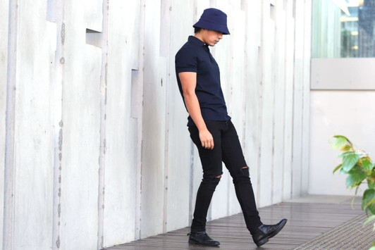 INIVI COTTON SPANDEX BUCKET HAT