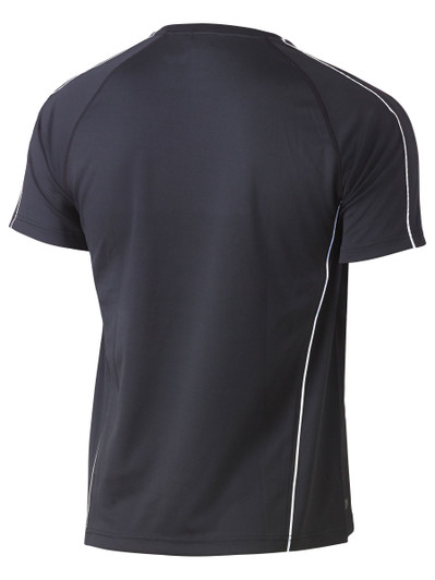 Men's Cool Mesh Tee with Reflective Piping
