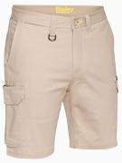 Men's Stretch Cotton Drill Cargo Short