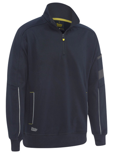 Men's Work Fleece 1/4 Zip Pullover with Sherpa Lining