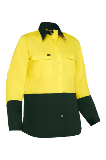 Women's Women's Cool Lightweight Hi Vis Drill Shirt