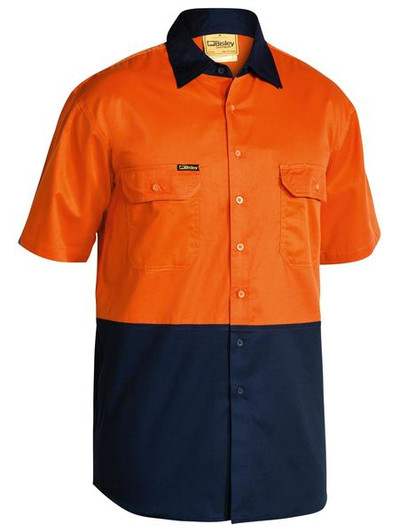 Men's Hi Vis Cool Lightweight Drill Shirt