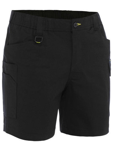 Men's Stretch Cotton Elastic Waist Cargo Short