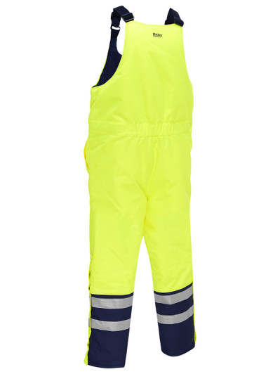 Men's Taped Hi Vis Freezer Bib & Brace Coverall