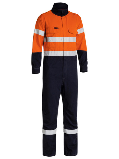 Men's TenCate Tecasafe Plus 700 Taped Hi Vis FR Vented Coverall