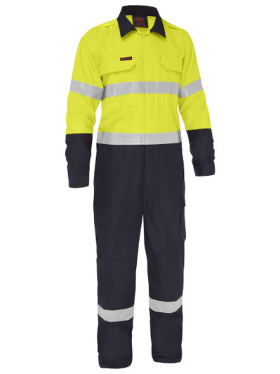 Flame Resistant Apex 185/240 Taped Hi Vis FR Ripstop Vented Coverall