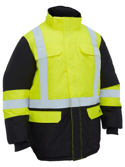 Men's H Taped Hi Vis Freezer Hooded Jacket