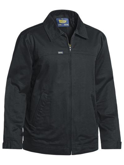Men's Drill Jacket With Liquid Repellent Finish