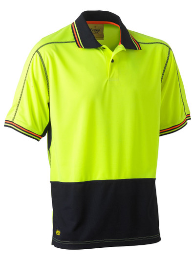 Men's Hi Vis Polyester Mesh Polo