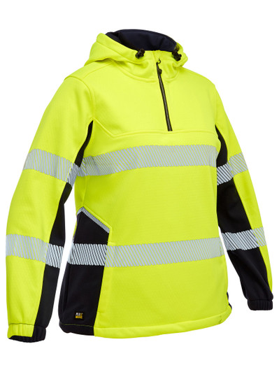 Women's Women's Flx & Move Hi Vis Taped Liquid Repellent Fleece Hoodie