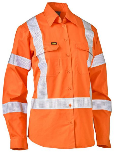 Women's Women's X Taped Biomotion Hi Vis Cool Lightweight Drill Shirt