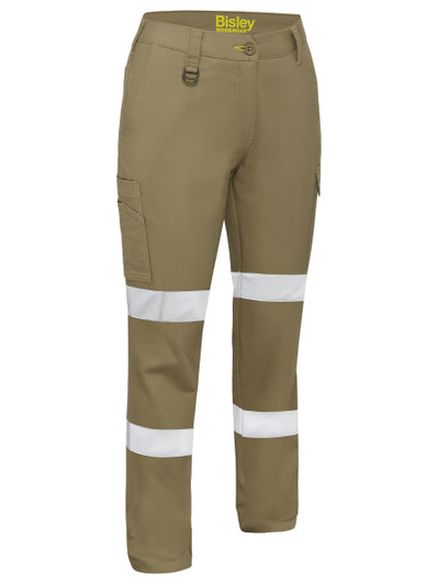 Women's Woman's Taped Stretch Cotton Drill Cargo Pants