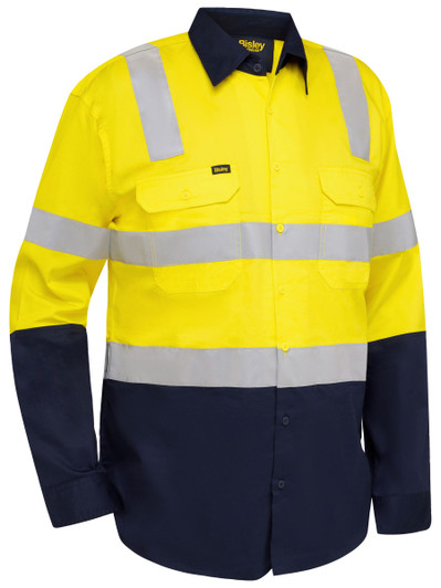 Men's Taped Hi Vis Cool Lightweight Shirt with Shoulder Tape