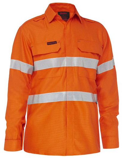 Flame Resistant Apex 160 Taped Hi Vis FR Ripstop Vented Shirt