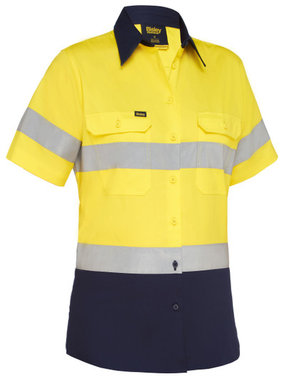 Women's Women's Taped Hi Vis Cool Lightweight Drill Shirt