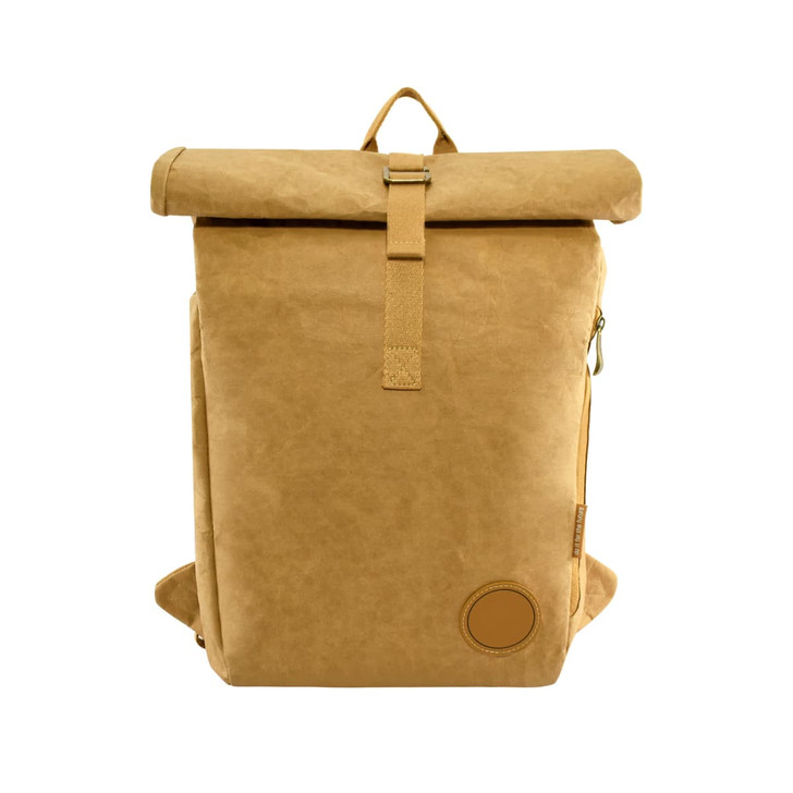 Green Leaf Kraft Paper Laptop Backpack - Bulky Freight TBA