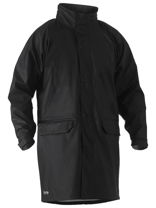 Men's Stretch PU Rain Coat