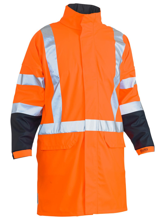Men's X Taped Hi Vis TTMC Stretch PU Rain Coat