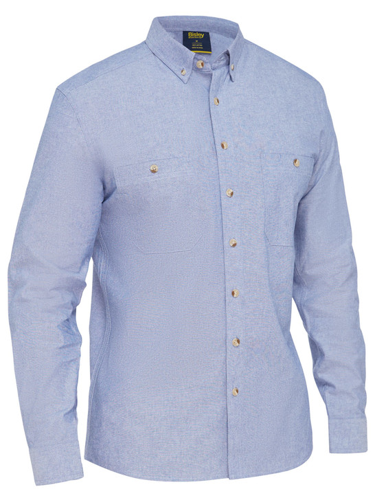 Men's Mens Long Sleeve Chambray Shirt