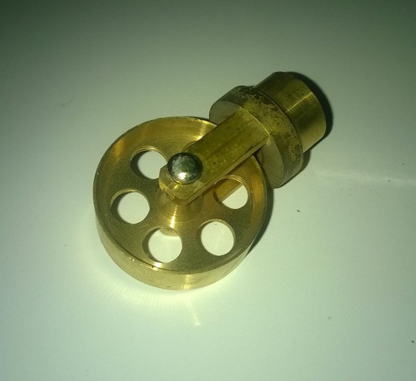Brass Clearing Wheel for Universal Rods.