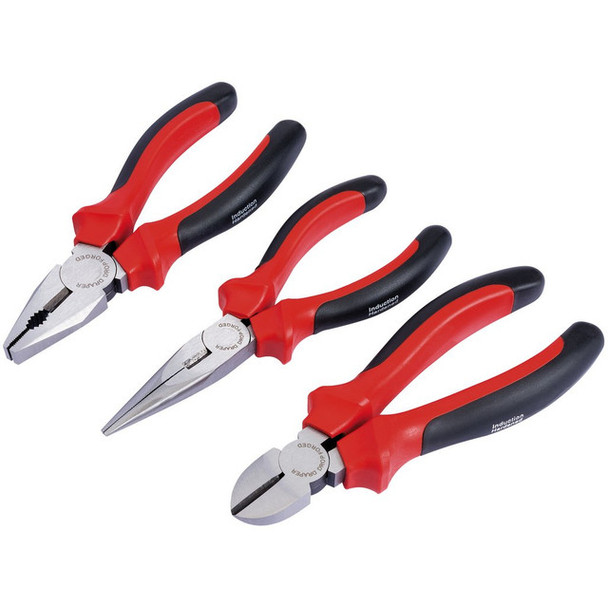 Pliers Set With Soft Grip Handles 160mm (3 Piece) 68001