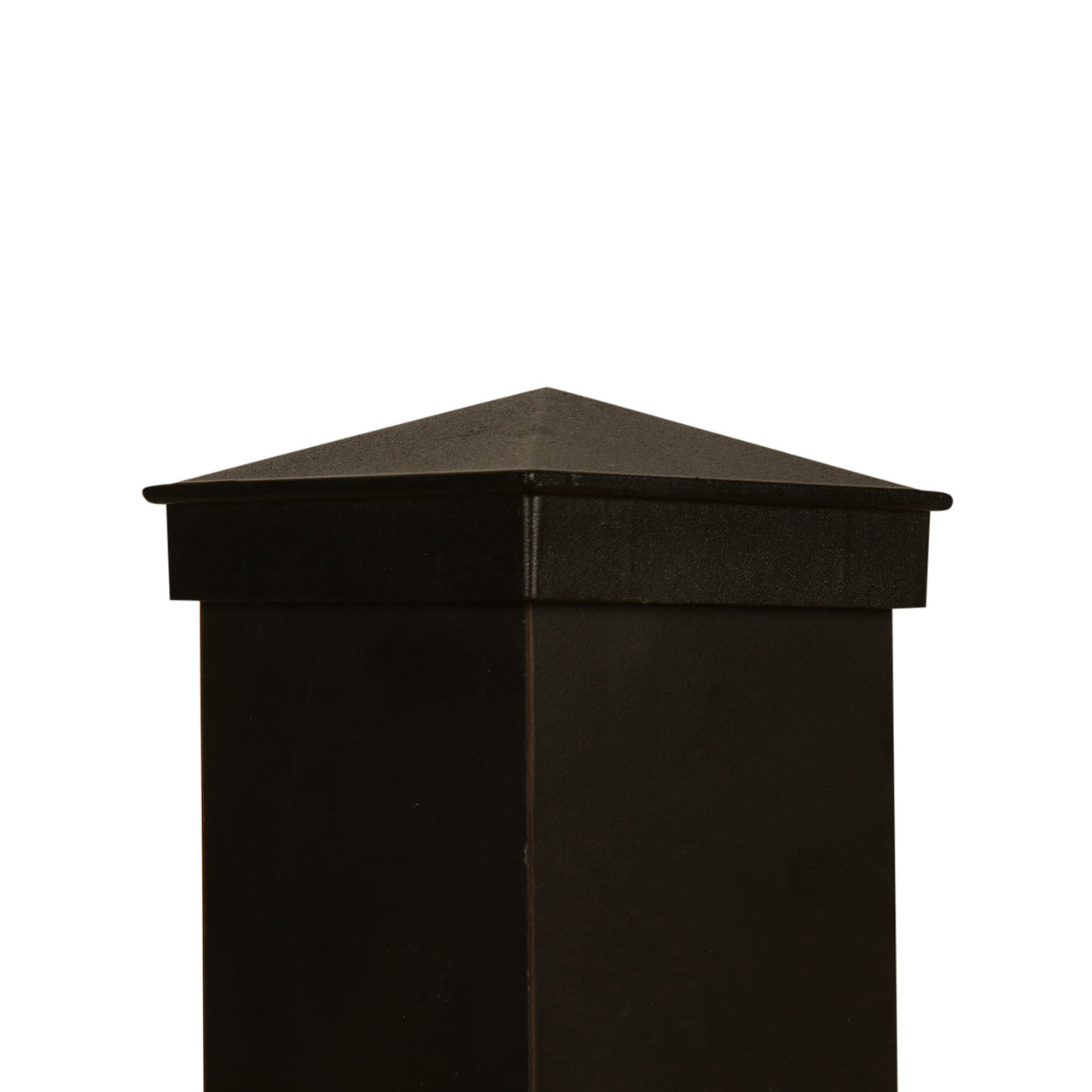 3x3 Post Cap 3" Black Aluminum Finial / Atlanta Post Caps