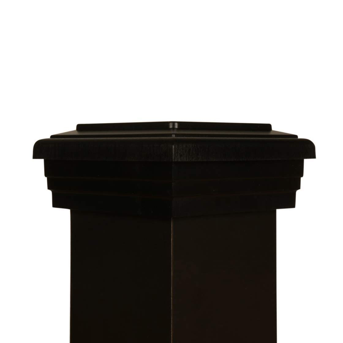 4x4 Post Cap │ Black Flat Newell Top │ Fence Post Caps