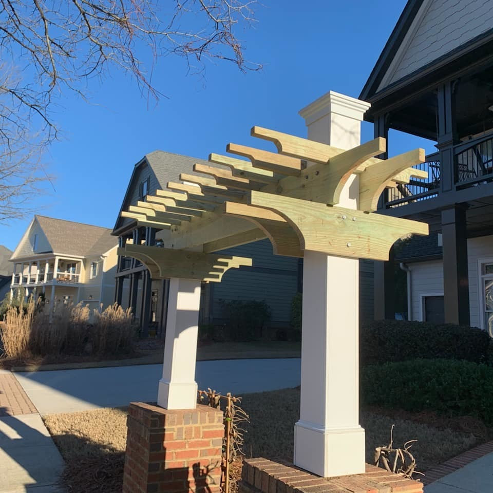 8x8 Post Cap │White Pyramid │Fence Post Caps