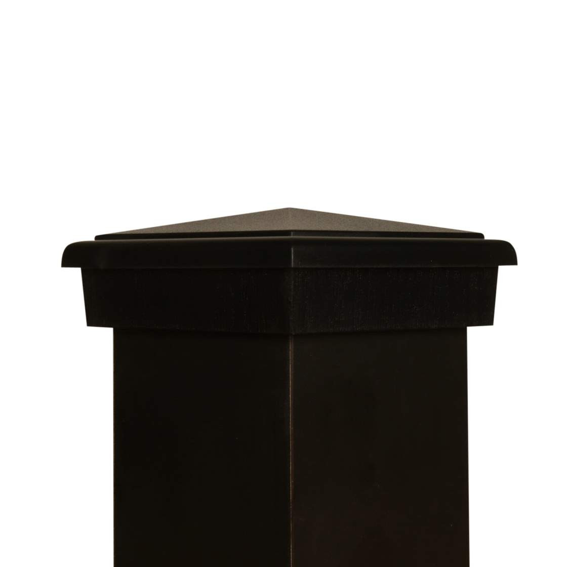 4x4 Post Cap │Black Slim Profile │ Fence Post Cap
