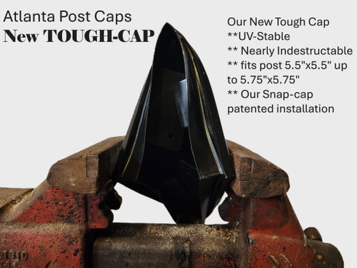 6x6 slim profile Tough Cap being bent in half to show its toughness