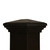 Four by Six Black Pyramid Post Cap. Fits three and one half inch by five and one half inch posts.