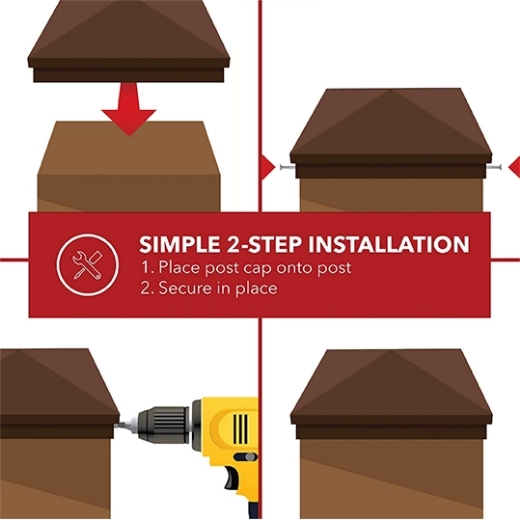 How To Install Fence Post Caps On Your Fence Or Deck