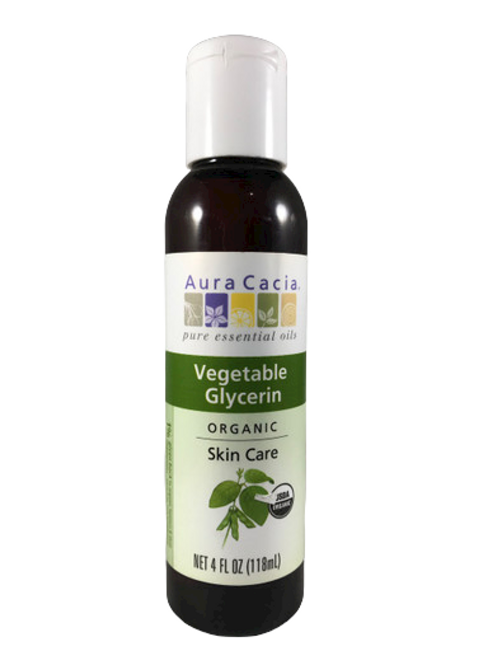 Aura Cacia Glycerin, Vegetable, Organic - 4 fl oz