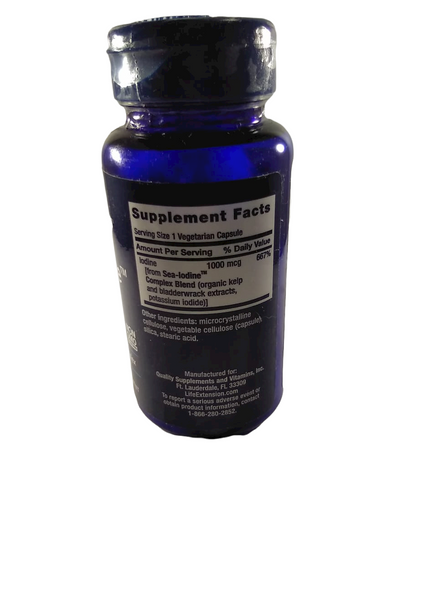 Sea-Iodine, 1000mcg, 60 Vegetarian Capsules -Yodo de mar, 1000mcg, 60 cápsulas vegetarianas